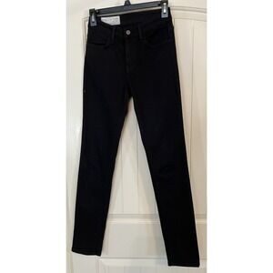 Imogene and Willie Women Imogene Slim Black Straight‎ Jeans TgSz 24R (25x31)